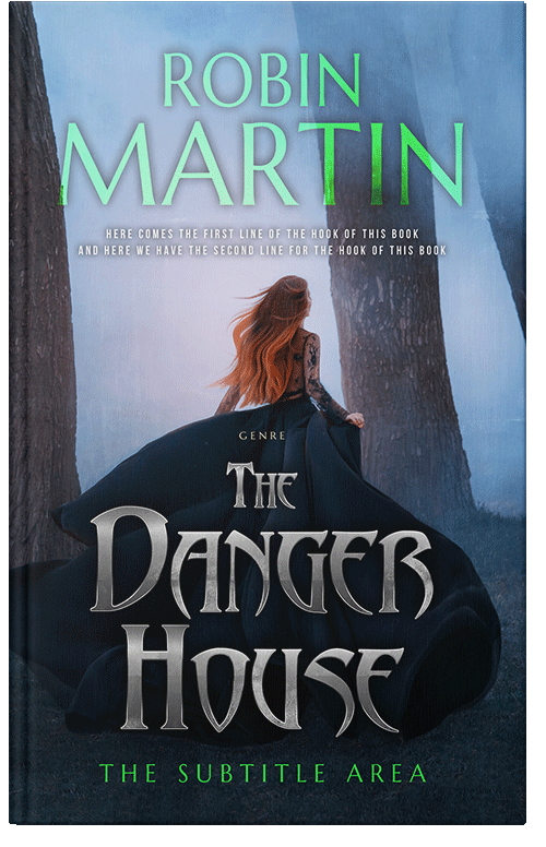 Front view of Premade Fantasy Book Cover - Heather