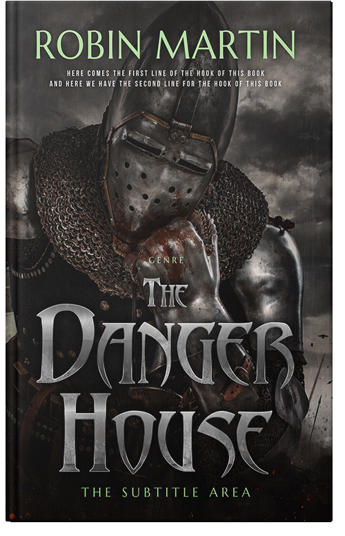 Front view of Premade Historical Book Cover - Cocoa Brown