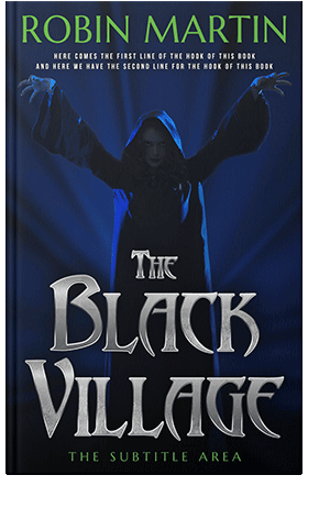 Pre Made Book Cover Black Pearl