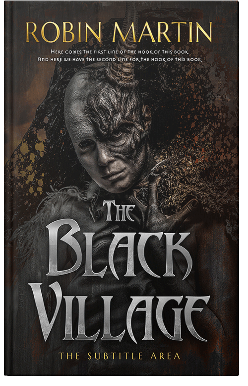 Front view of Premade Fantasy Book Cover - Zeus