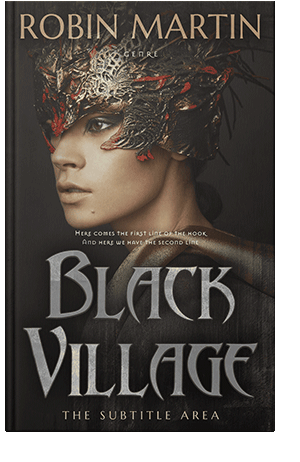 Pre Made Book Cover Cocoa Brown