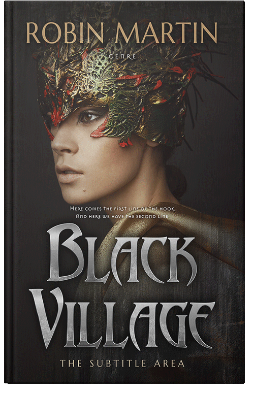 Front view of Premade Fantasy Book Cover - Cocoa Brown