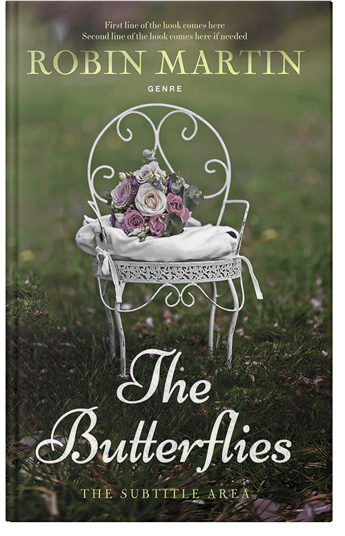 Front view of Premade Romance Book Cover - Kelp