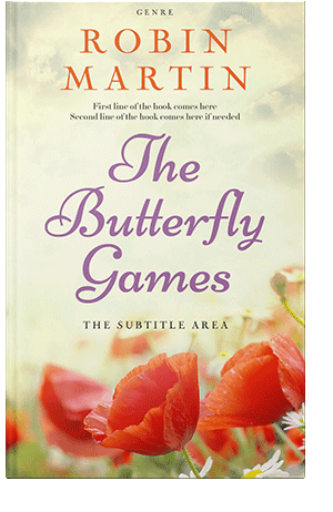 Pre Made Book Cover Beige