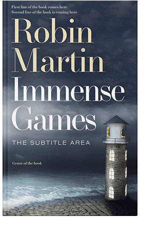 Pre Made Book Cover Ebony Clay