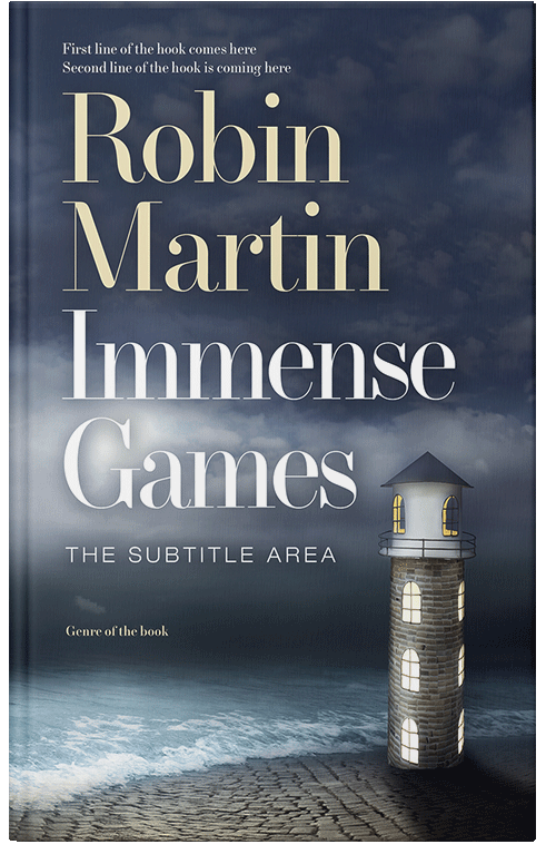 Front view of Premade Fantasy Book Cover - Ebony Clay