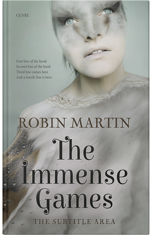 Front view of Premade Fantasy Book Cover - Bud