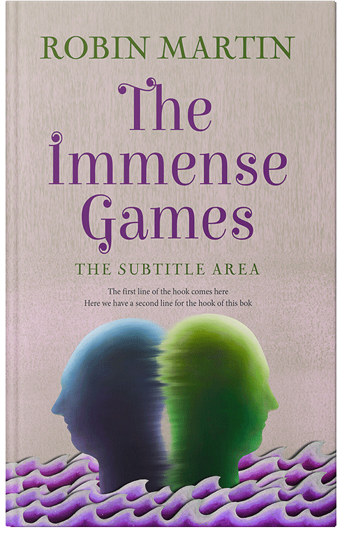 Front view of Premade Surreal Book Cover - Cold Turkey