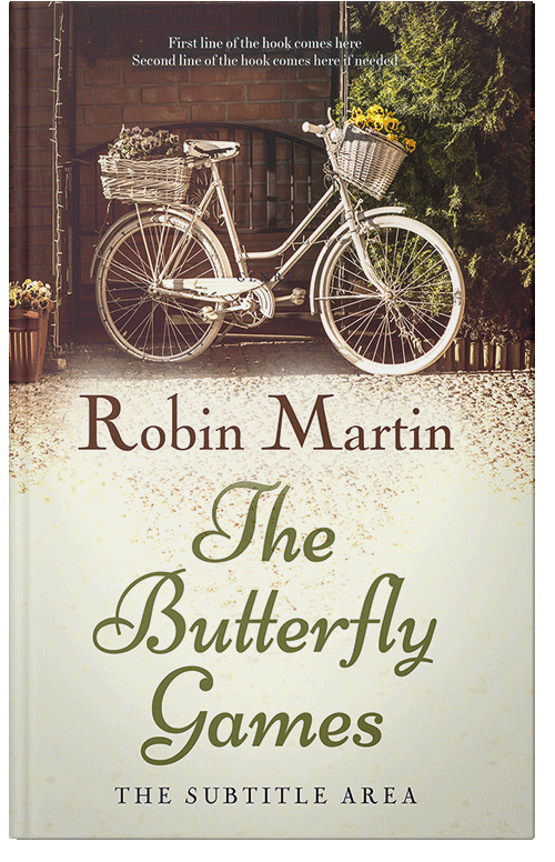 Front view of Premade Literary Fiction Book Cover - White Rock