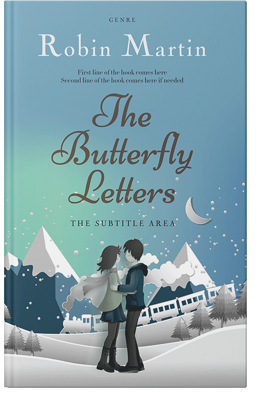 Front view of Premade Romance Book Cover - Neptune