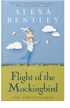 Pre Made Book Cover Polo Blue