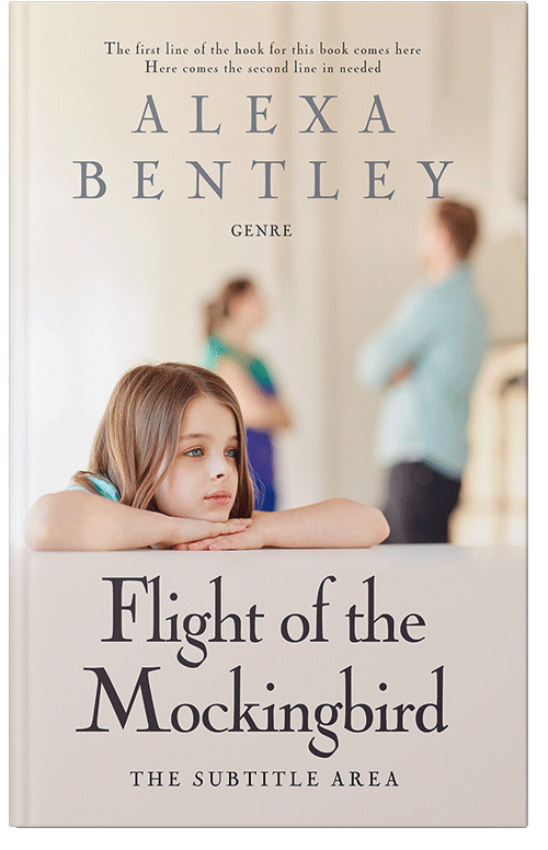 Front view of Premade Literary Fiction Book Cover - Pearl Bush