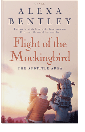 Pre Made Book Cover Stark White