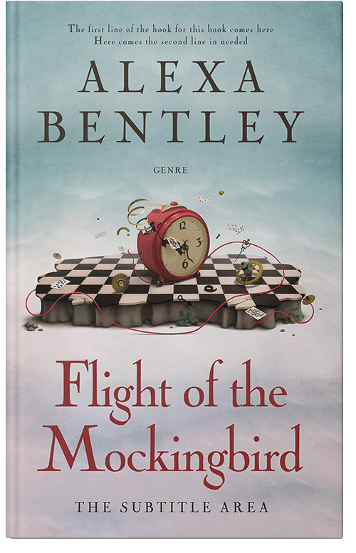 Front view of Premade Fantasy Book Cover - Silver Sand