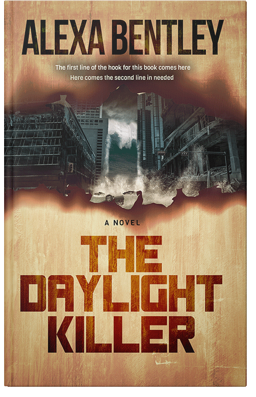 Front view of Premade Apocalyptica Book Cover - Tan