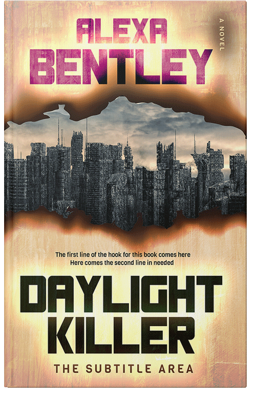 Front view of Premade Science Fiction Book Cover - Rangitoto