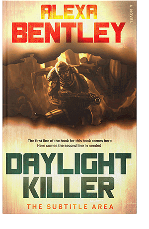 Pre Made Book Cover Wheat