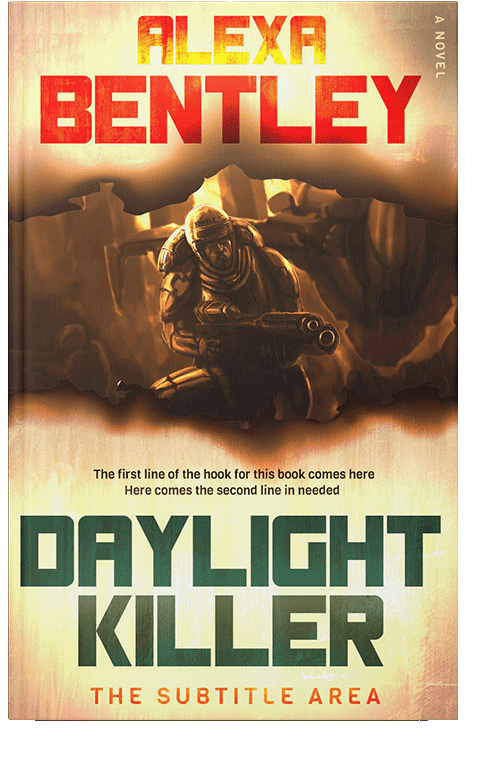 Front view of Wheat #8945 - Premade Science Fiction Book Cover