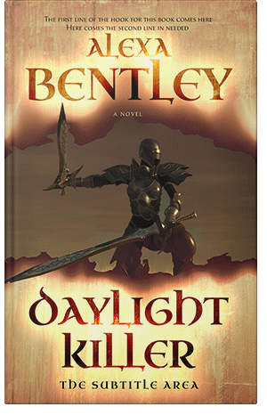 Premade Book Cover Gold Sand