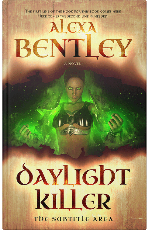 Front view of Premade Fantasy Book Cover - Putty