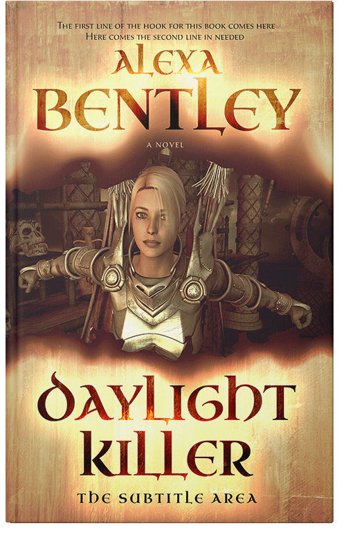 Front view of Premade Fantasy Book Cover - Calico
