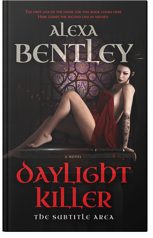 Front view of Premade Fantasy Book Cover - Cod Gray