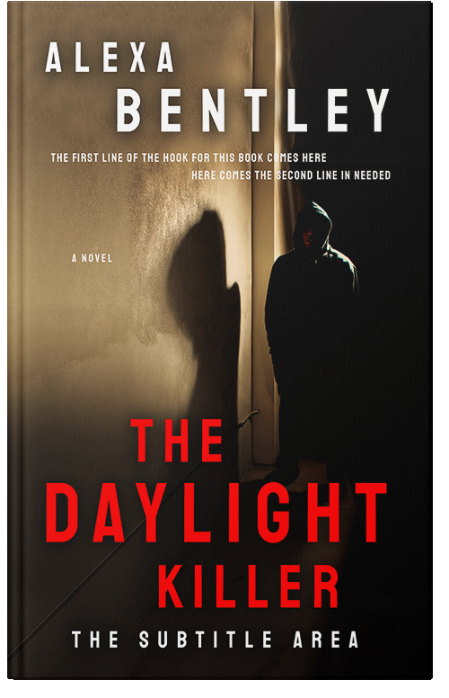 Front view of Premade Mystery & Thriller & Suspense Book Cover - Antique Brass