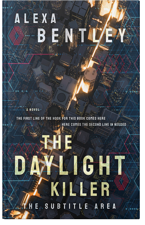 Front view of Premade Mystery & Thriller & Suspense Book Cover - Shark