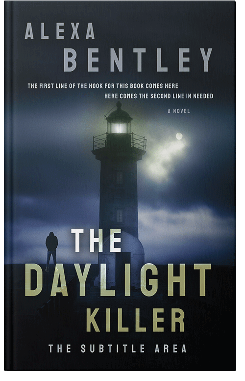 Front view of Premade Mystery & Thriller & Suspense Book Cover - Ebony