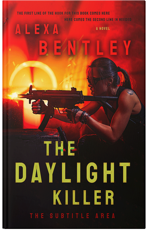 Front view of Premade Mystery & Thriller & Suspense Book Cover - Graphite