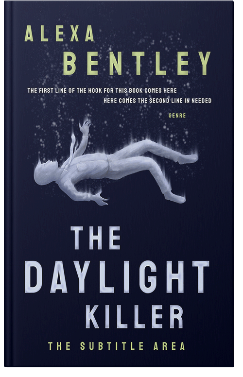 Front view of Premade Surreal Book Cover - Black Pearl