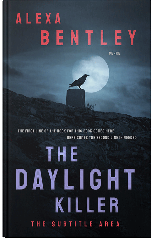 Front view of Premade Mystery & Thriller & Suspense Book Cover - Ebony