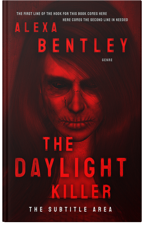 Front view of Premade Horror Book Cover - Thunderbird