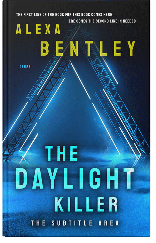 Front view of Premade Science Fiction Book Cover - Venice Blue