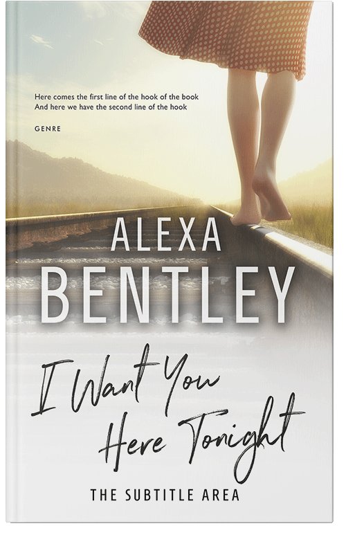 Front view of Premade Mystery & Thriller & Suspense Book Cover - Satin Linen