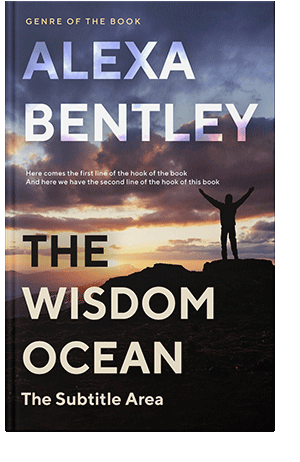 Pre Made Book Cover Steel Gray