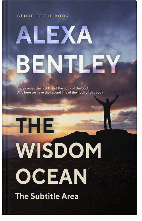 Front view of Premade Self-Improvement & Self-Help Book Cover - Steel Gray