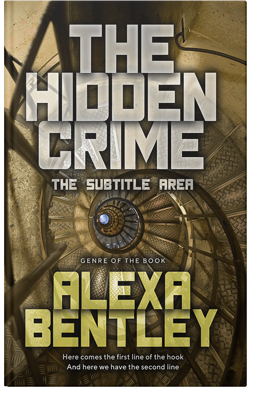 Front view of Premade Mystery & Thriller & Suspense Book Cover - Akaroa