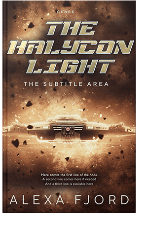 Pre Made Book Cover Cocoa Bean