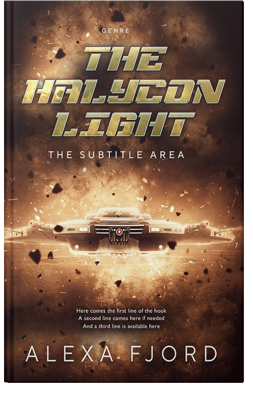 Front view of Premade Science Fiction Book Cover - Cocoa Bean