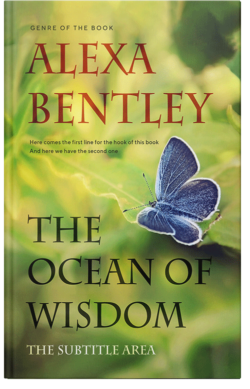 Front view of Premade Science & Nature Book Cover - Celery