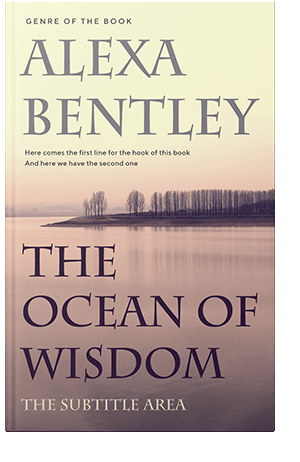 Pre Made Book Cover Stark White