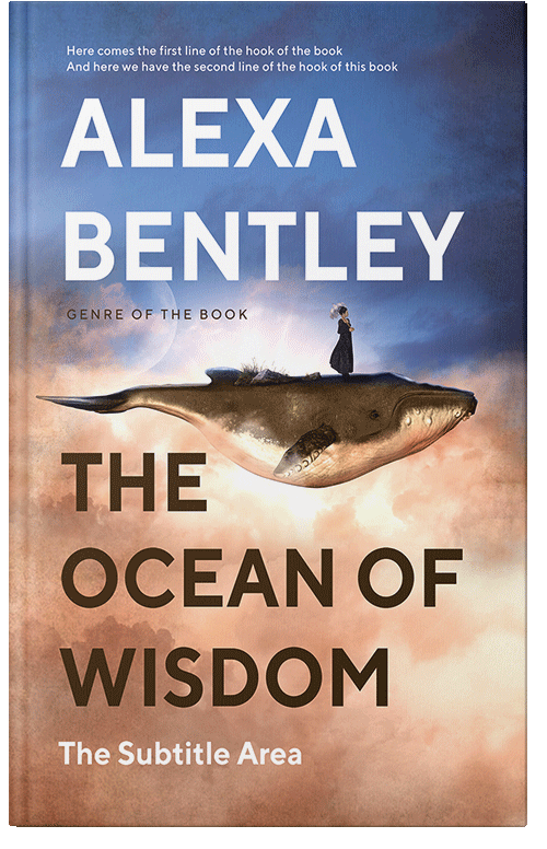 Front view of Premade Fantasy Book Cover - Clam Shell