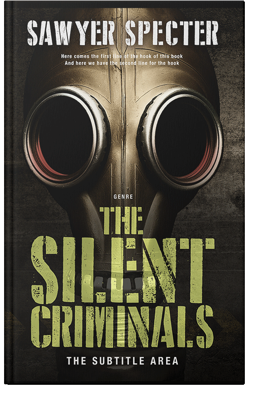 Front view of Premade Mystery & Thriller & Suspense Book Cover - Indian Khaki