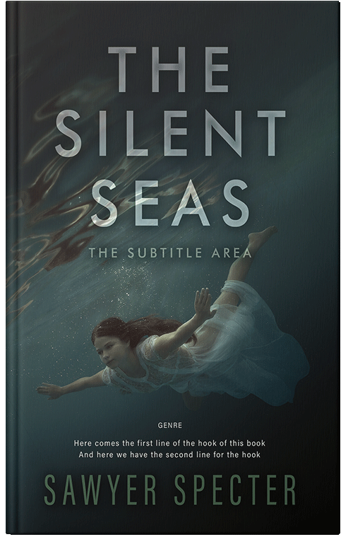 Front view of Premade Mystery & Thriller & Suspense Book Cover - Outer Space