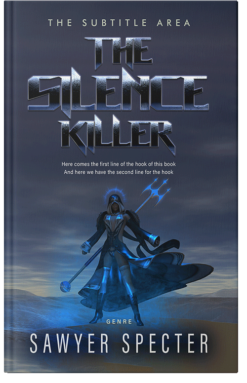 Front view of Premade Fantasy Book Cover - Ebony Clay