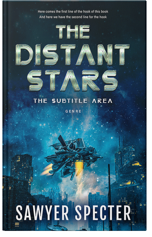 Front view of Premade Science Fiction Book Cover - Tiber