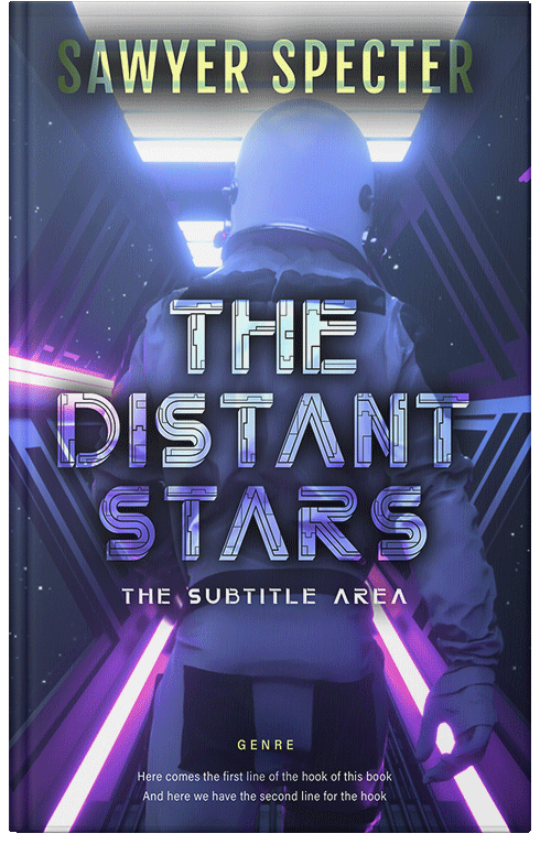 Front view of Premade Science Fiction Book Cover - East Bay