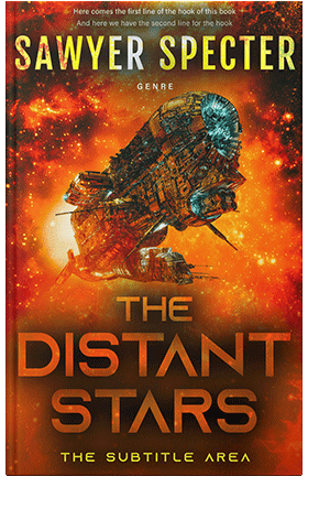 Pre Made Book Cover Red Stage