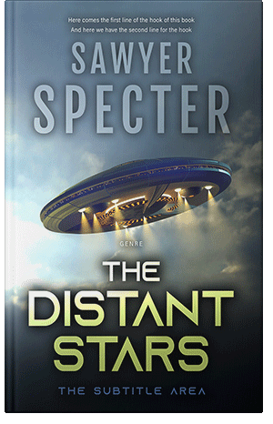 Premade Book Cover Outer Space